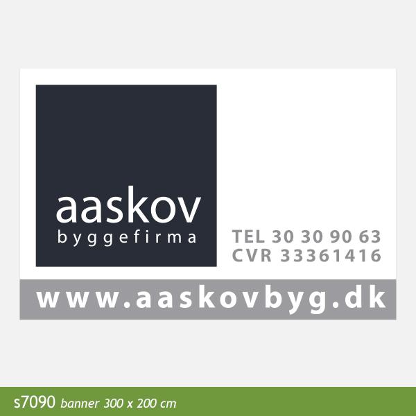 Firmaskilt Aaskov byggefirma