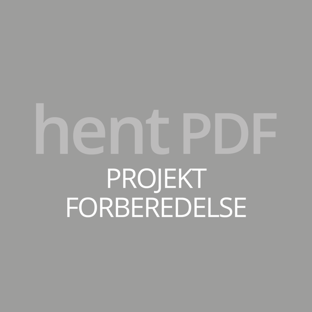 SAMLEMAPPE Pojektforberedelse
